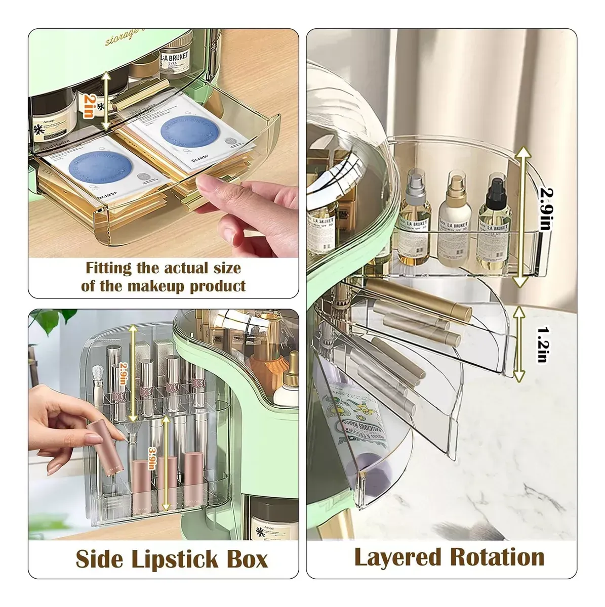 Organizador Protector Maquillaje Cosméticos MAQ1 