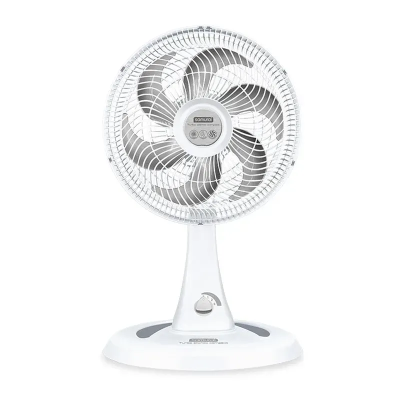 Ventilador Samurai Turbo Silence Maxx Compact 2En1 Blanco