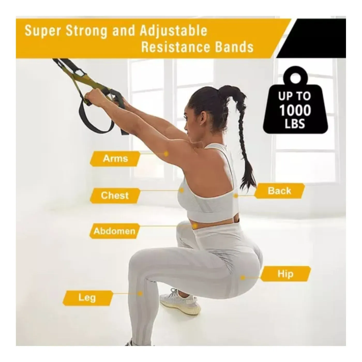 TRX Sistema De Suspensión Fitness Crossfit SC-82283 Focus 