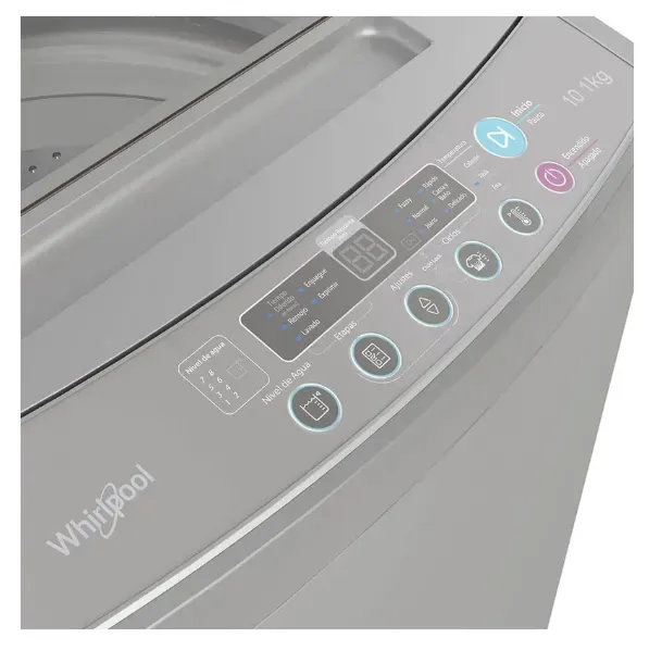  Lavadora WhirlPool Carga Superior 10Kg WI10ASHLS Plateado