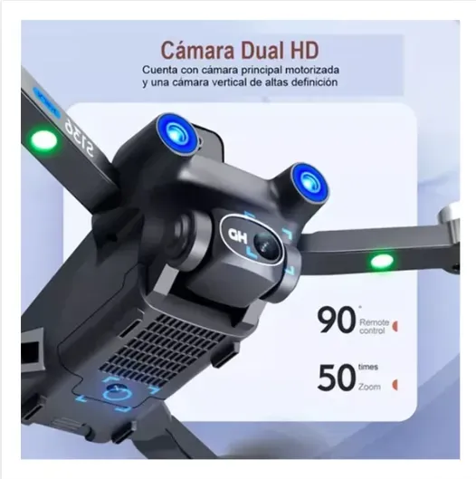 Dron Plegable Doble Camara Profesional D31 Huge 