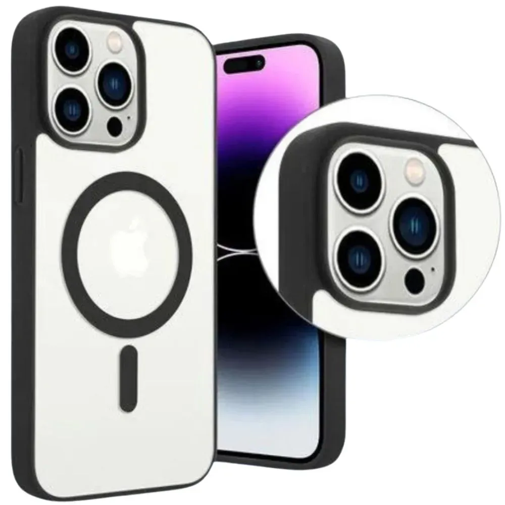 Case con MagSafe Borde de Color para IPHONE 15 Pro y 15 Pro Max