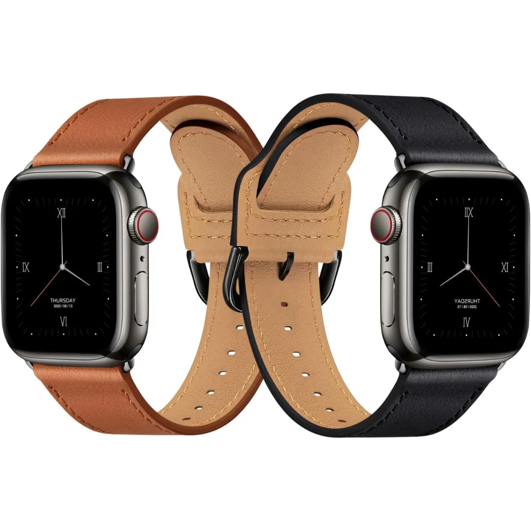 Correa Leather Classic para Apple Watch | Pulsos / Banda – 38 a 49 mm