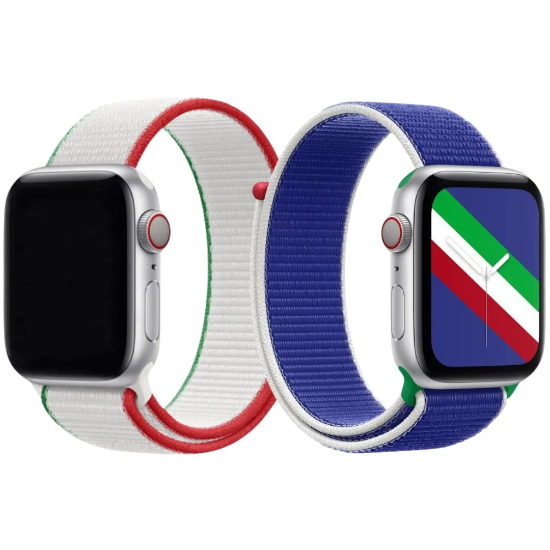 Correa Nylon Loop Naciones para Apple Watch | Pulsos / Banda – 38 a 49 mm