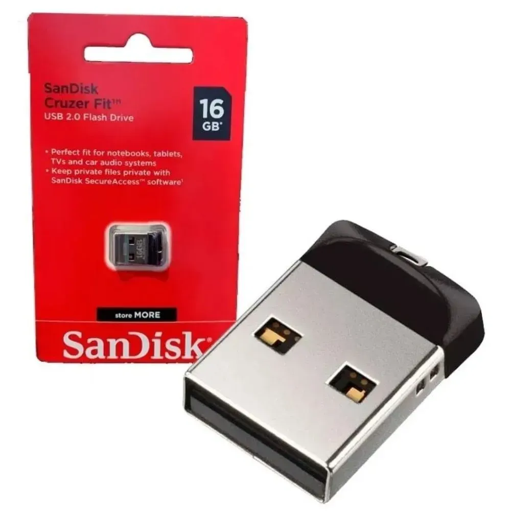 USB Sandisk con Capacidad de 16gb