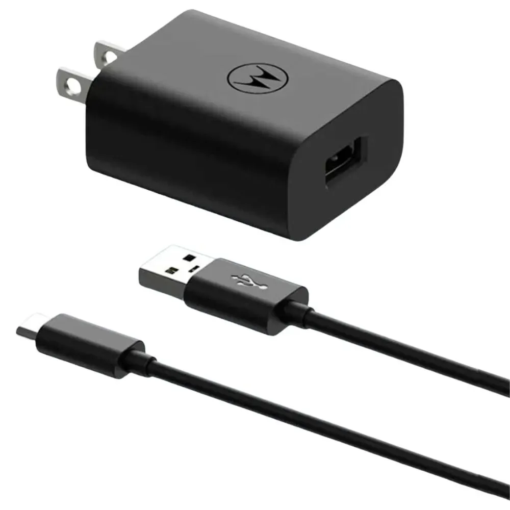 Cargador Completo USB-Tipo C Original Motorola Negro