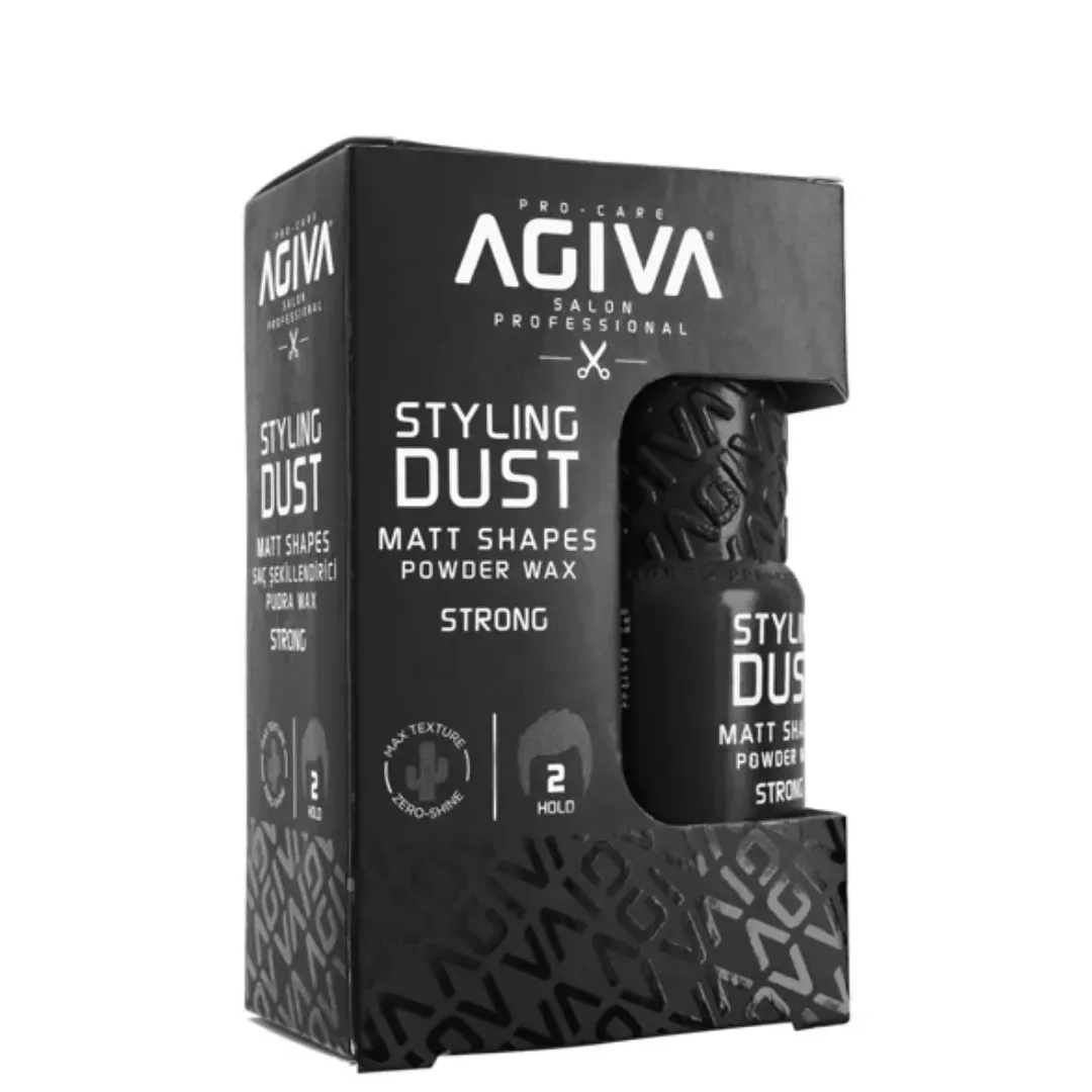 Voluminizador En Polvo Cabello Fijación 2 "Agiva" Negra