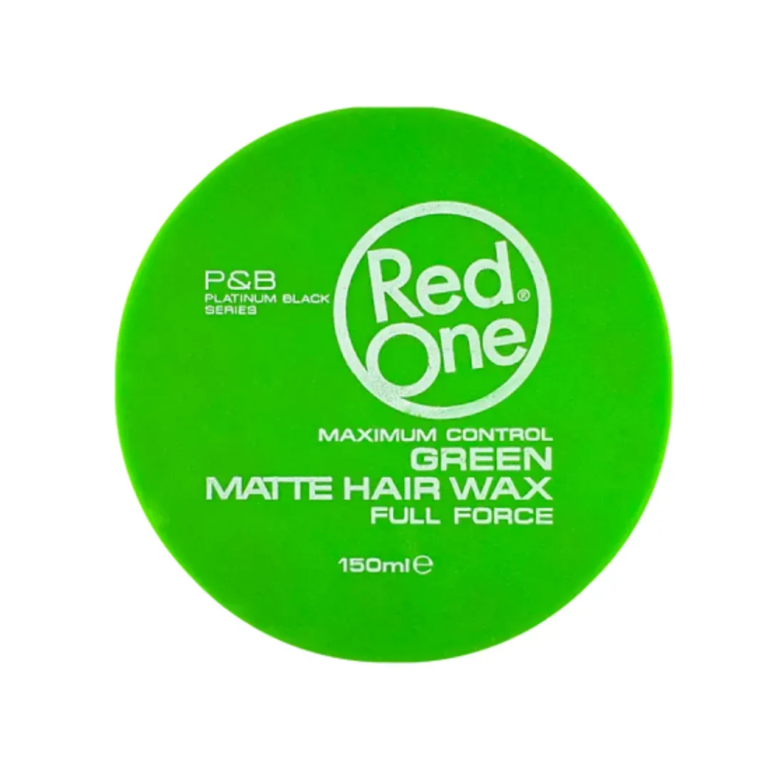 Cera Peinado Sin Brillo "Red One" Green Matte Hair Wax