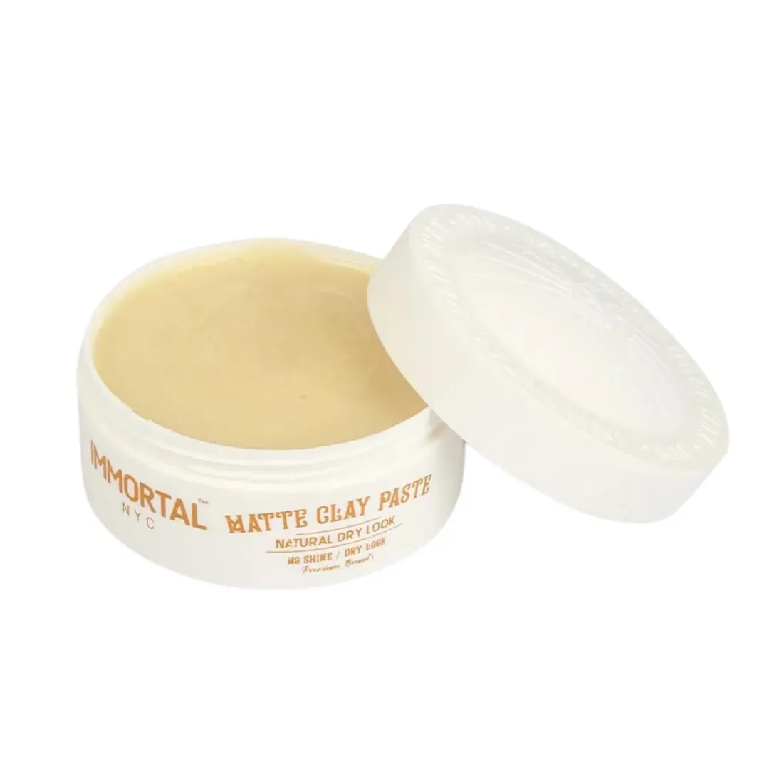 Cera Peinado Mate Natural  Clay Paste "Immortal NYC"