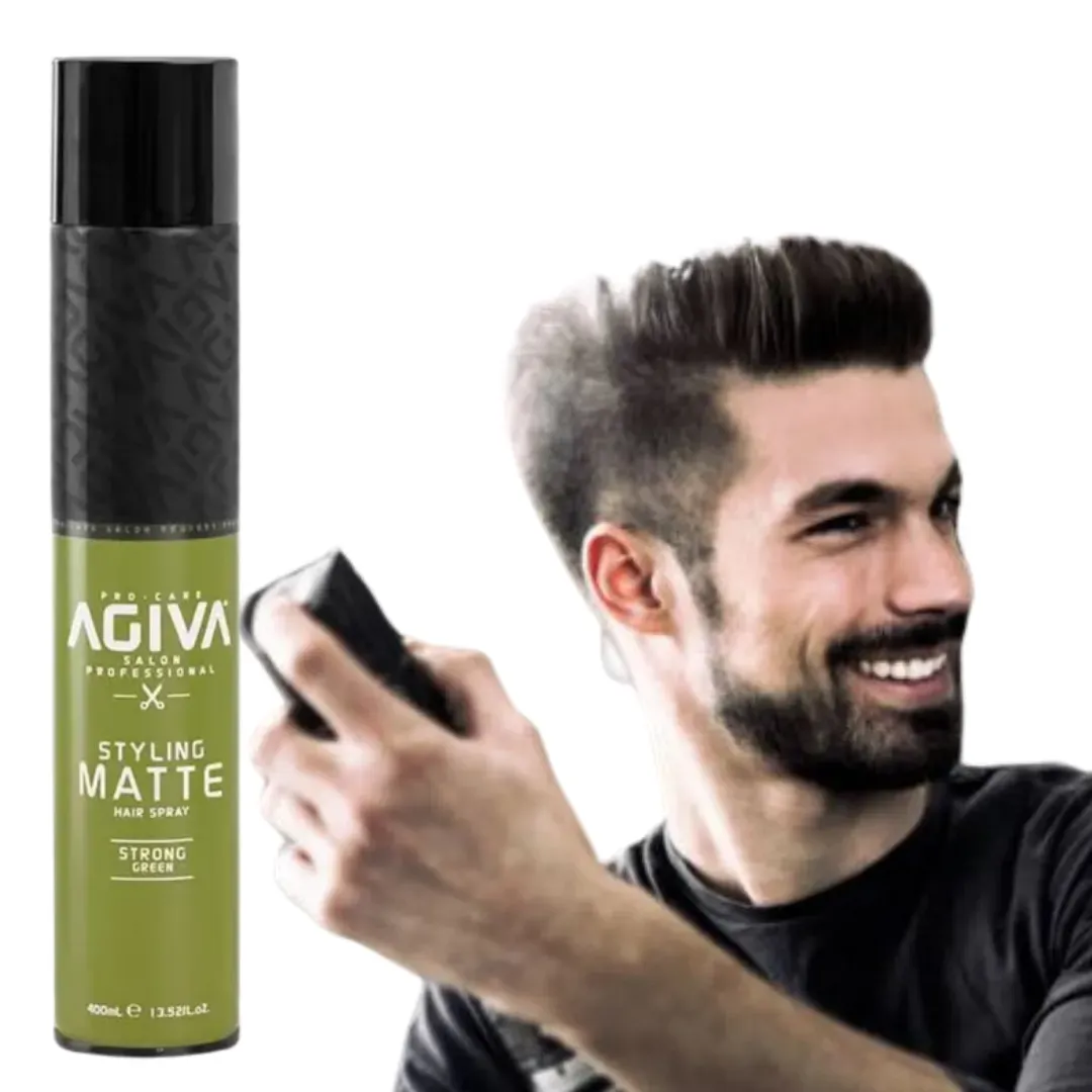 Laca Para Cabello Fijadora Mate Strong "Agiva"