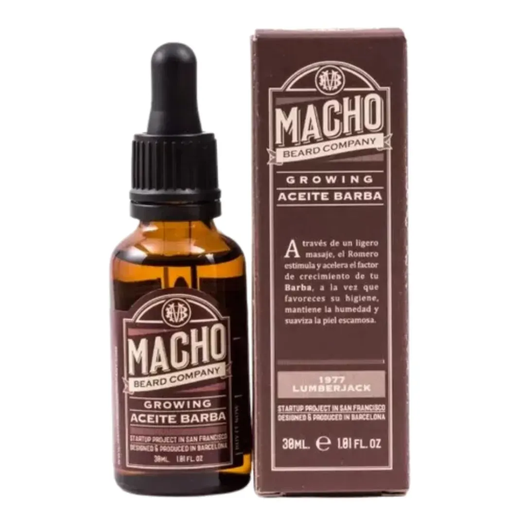 Aceite Hidratante Para Cabello y Barba  Con Romero "Macho"