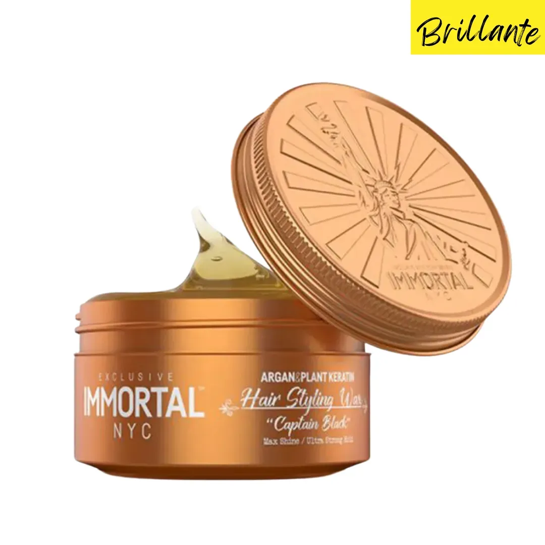 Cera Para Peinado Brillante "Immortal NYC "Captain Black