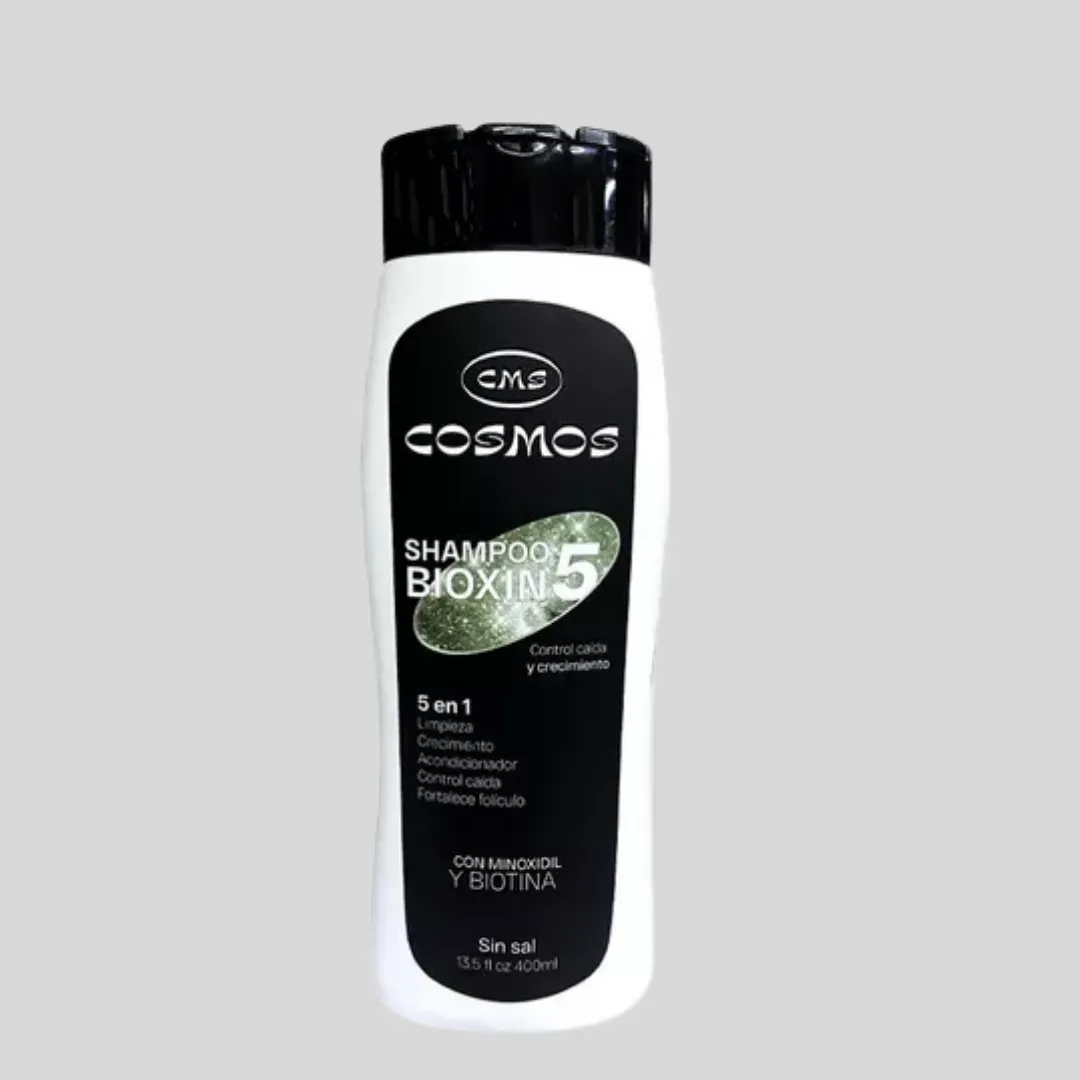 Shampoo Con Minoxidil y Biotina- Libre de Sal "Cosmos"