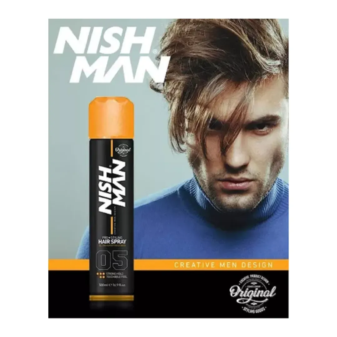 Laca Fijador Cabello Risos Perfectos Strong Hold "Nishman"