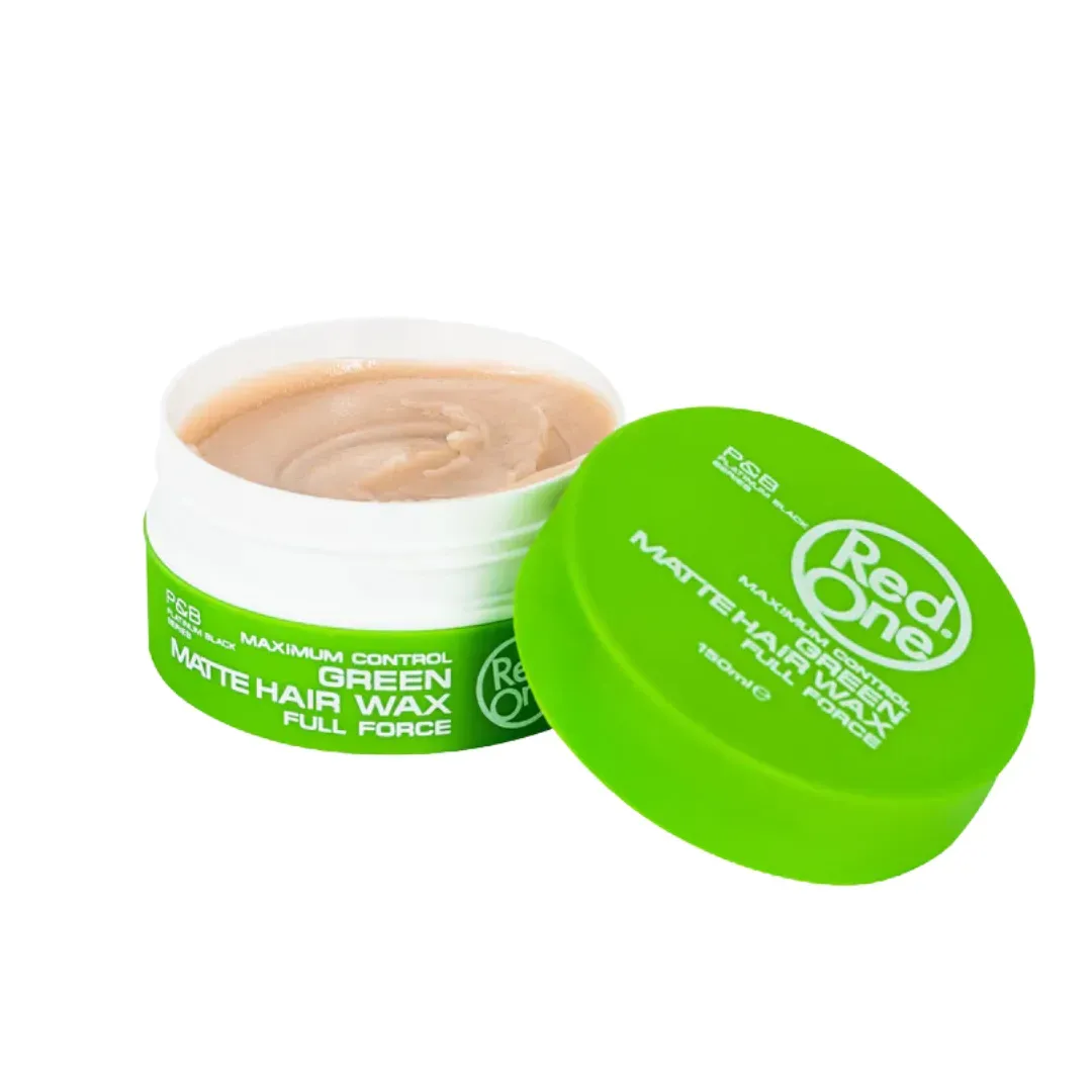 Cera Peinado Sin Brillo "Red One" Green Matte Hair Wax