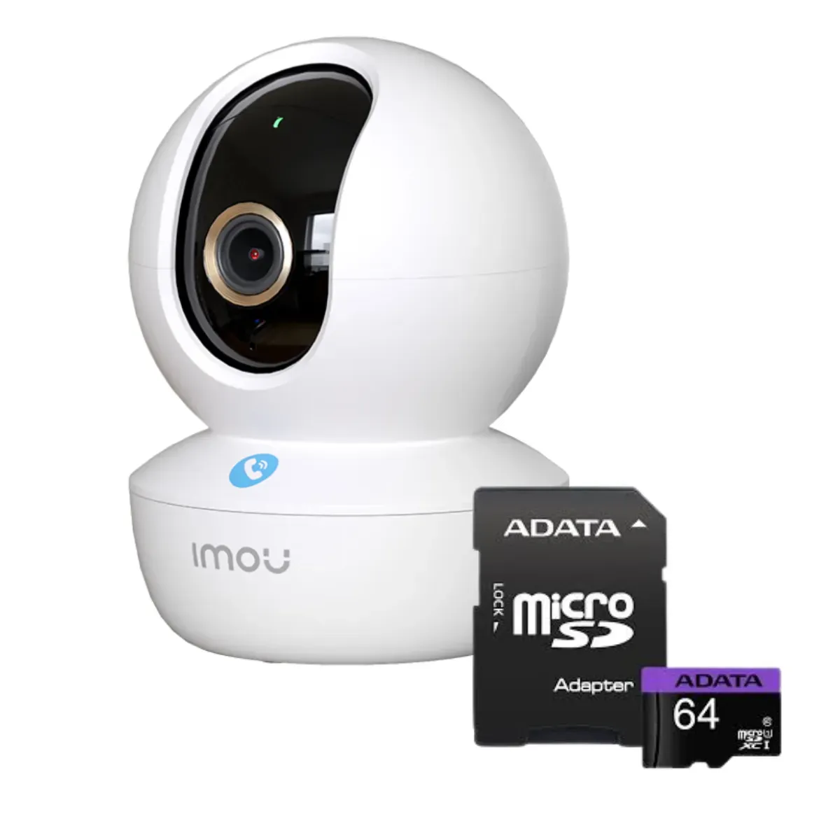 Camara WIFI IMOU RANGER RC GK2CN 3MP 2K Con Rotación de 360° detección de movimiento y sonido, Memoria SD 64GB Incluida