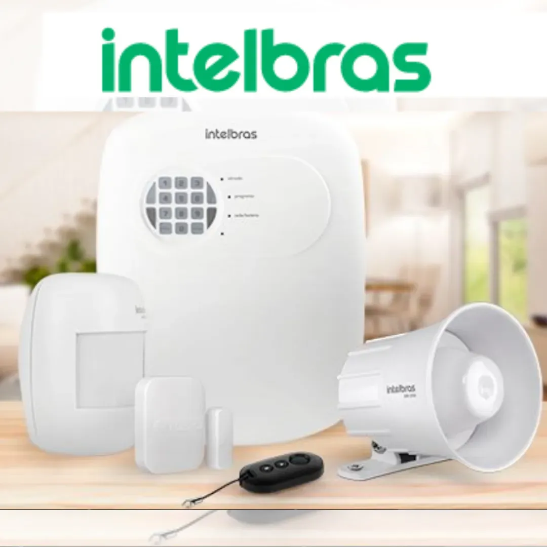 Kit Sistema De Alarma Hibrida automonitoreada Intelbras  ANM 24 NET inalambrica