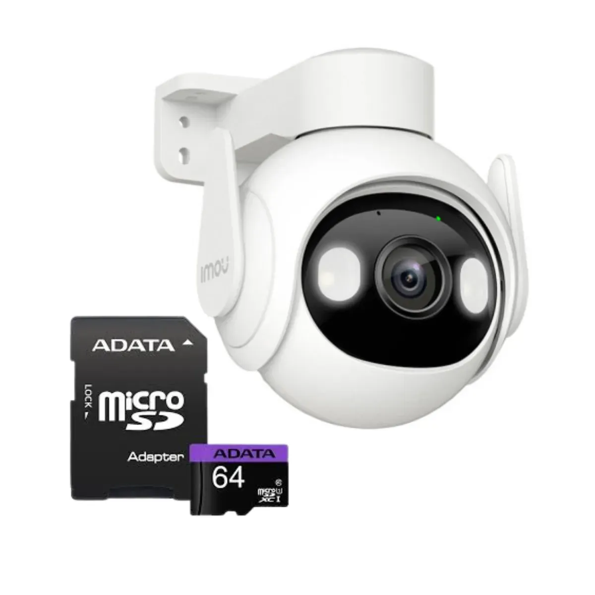 Camara IP WIFI para Exterior IMOU Cruiser 2 3MP 2k Robotica, Sirena Integrada, Audio doble via, Micro SD 64GB Incluida