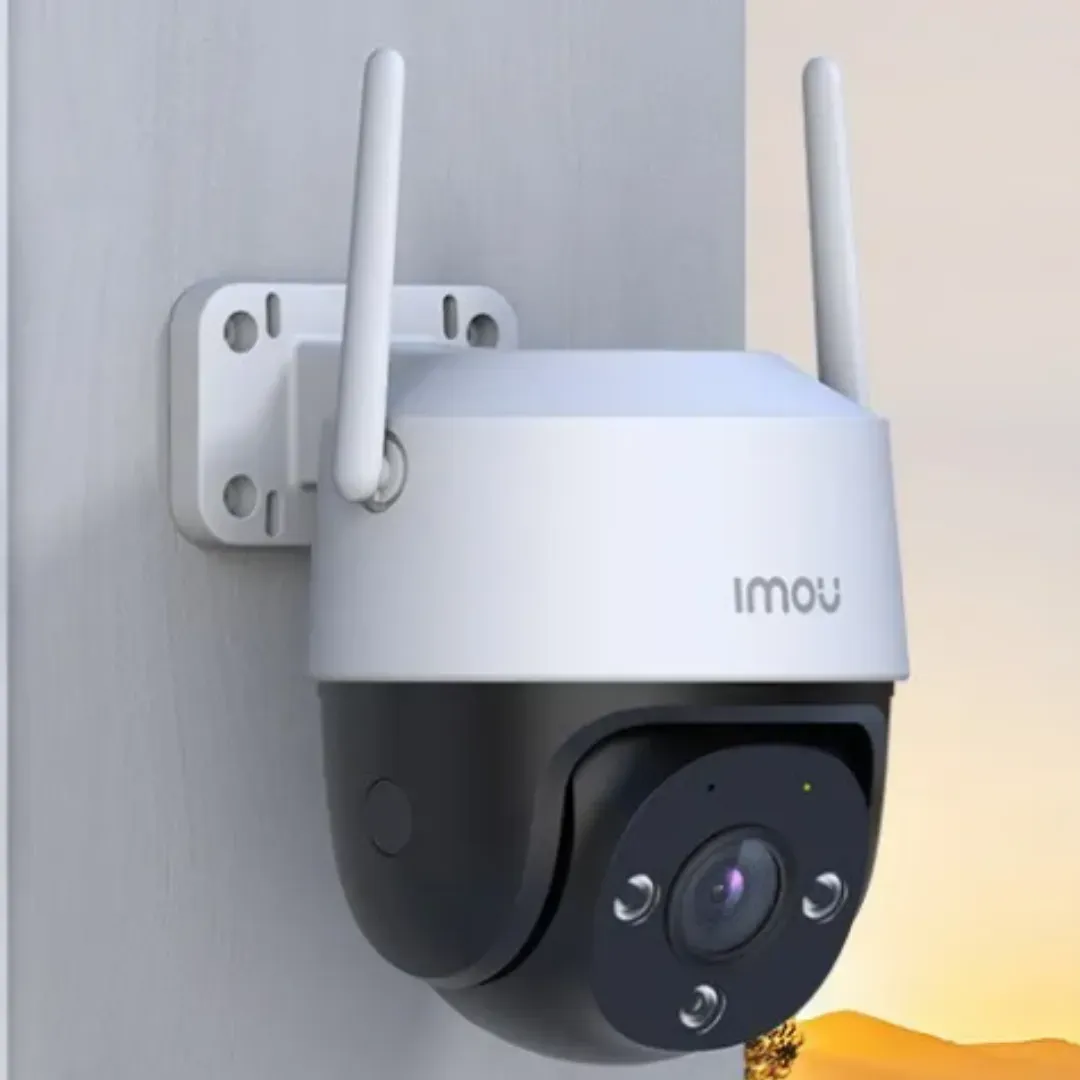 Cámara de Seguridad WiFi PTZ Robótica para Vigilancia Exterior 4MP