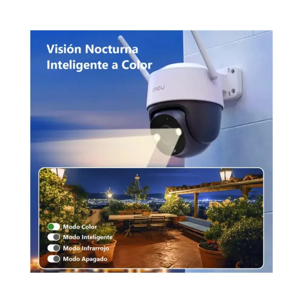 Cámara De Seguridad PTZ con Iluminación Vigilancia Exterior robótica 5mp, Cruiser SE+ IMOU