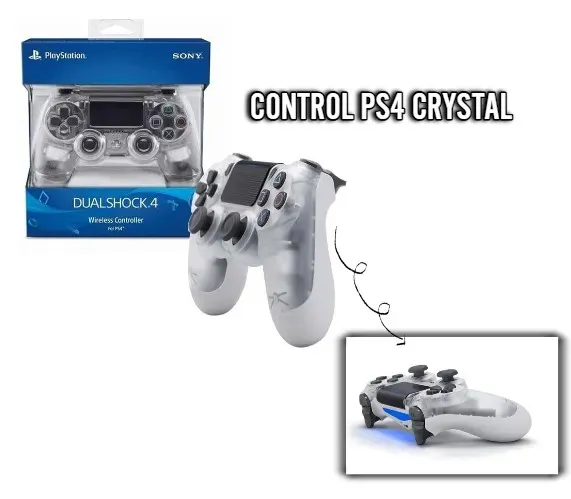 Mando Inalámbrico Crystal PlayStation 4: Ilumina Tus Sesiones De Juego Con Un Toque De Elegancia