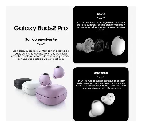 Galaxy Buds2 Pro 1.1 Blanco: Tu Puerta De Entrada A Un Mundo De Sonido Puro Y Sin Interrupciones