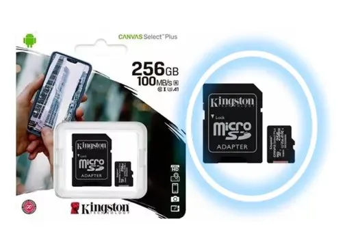 Memoria Micro SD Kingston 256GB: Velocidad Y Capacidad En Una Sola Tarjeta.