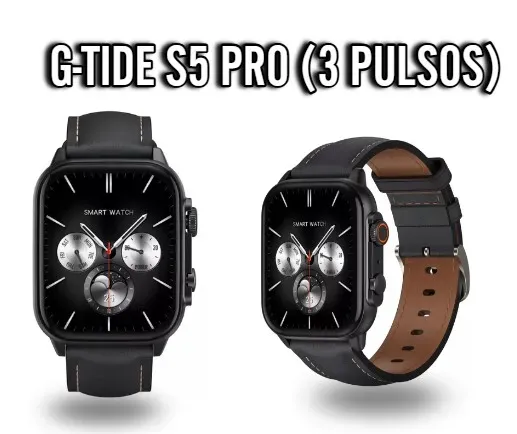 G-TIDE S5 PRO: Reloj Inteligente Con Múltiples Funciones Para Monitorear Tu Salud Y Mantenerte Conectado