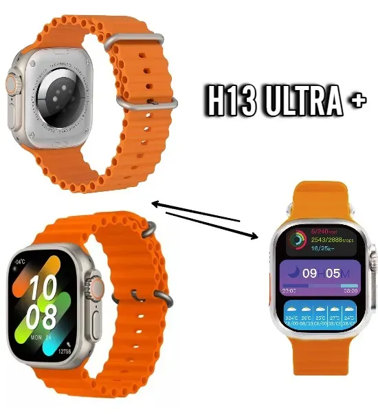 Reloj Inteligente H13 Ultra+ Con Pantalla AMOLED De 49mm: Experiencia Smartwatch De Última Generación