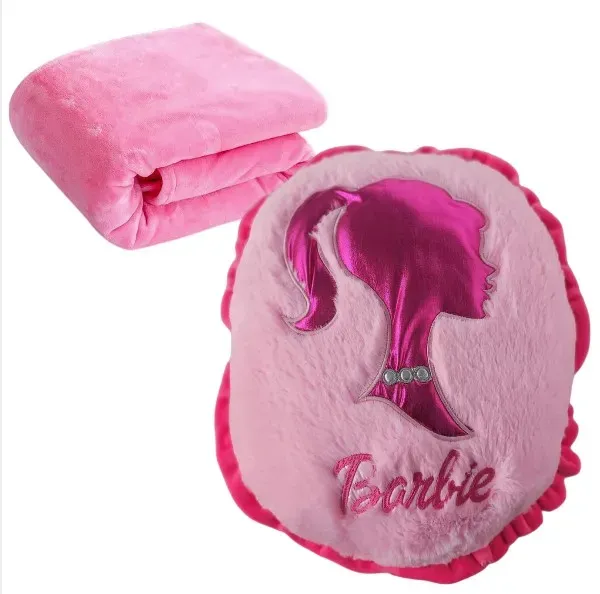 Peluche Barbie Multiuso Con Cobija