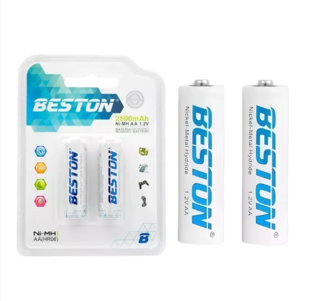 Batería Recargable BESTON BST-AA 2500x2 