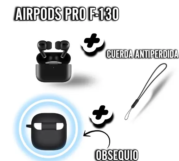 AirPods Pro F-130: Mejora Tu Experiencia Auditiva Con Un Audio Excepcional Y Aislamiento Del Ruido