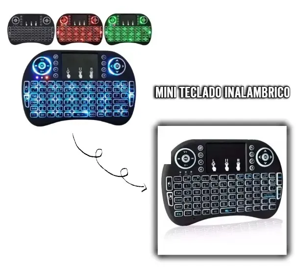 Mini Teclado Inalámbrico: Ideal Para PC, Tablet Y Smartphone.