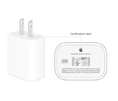 Cargador 20w + Cable + Forro De Cargador De Regalo Para Tu IPhone