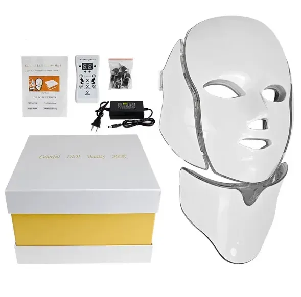 Mascarilla Facial Led Para Rejuvenecimiento De Piel