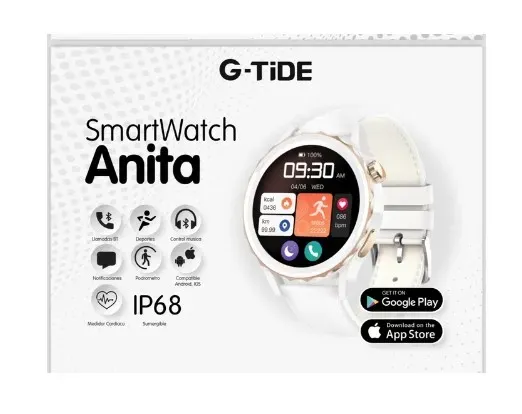 SmartWatch G-TIDE Anita: Elegancia En Tu Muñeca, Tecnología En Tu Vida.