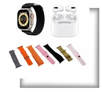 Reloj Smartwatch I20 Ultra + Airpods Pro 2