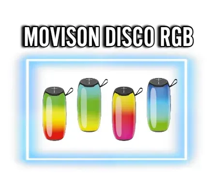 Movisun Disco RGB: Sonido Potente Y Luces Increíbles Para Tus Fiestas