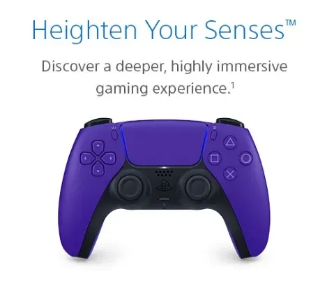 Control PS5 DualSense Morado: Elegancia Y Rendimiento En Un Solo Mando.