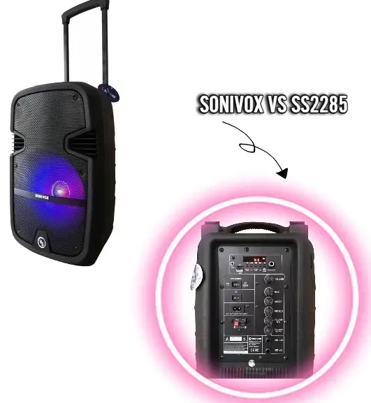 Sonivox VS-S2285: Parlante Bluetooth 12" Con Bass Potente, Luces LED Y Micrófono Inalámbrico Para Karaoke