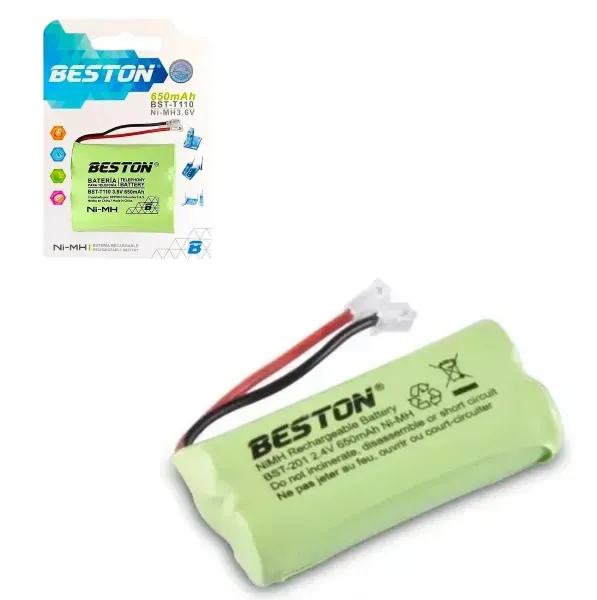 Pila Recargable BESTON BST-201 Para Teléfono Inalámbrico