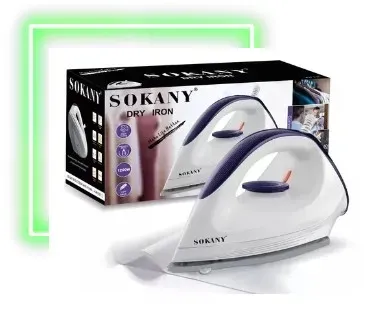 Sokany SK-119: Plancha A Vapor Con Suela Cerámica Para Un Deslizamiento Perfecto Y Resultados Duraderos