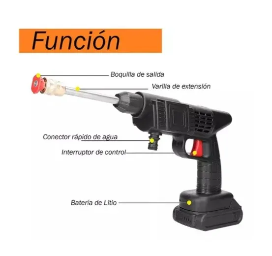 Hidrolavadora Portátil 48V, Compacta Y Potente: Libera El Poder De La Limpieza