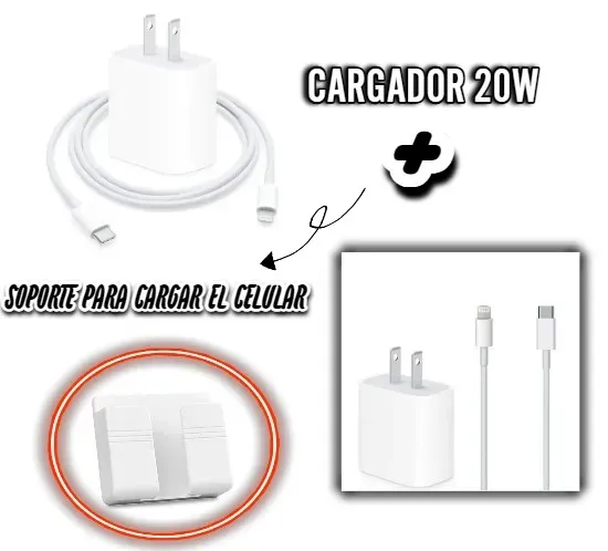 Cargador De 20 W + Soporte De Pared Para Teléfono: La Combinación Perfecta Para Una Carga Cómoda