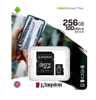 Memoria Micro SD Kingston 256GB: Velocidad Y Capacidad En Una Sola Tarjeta.