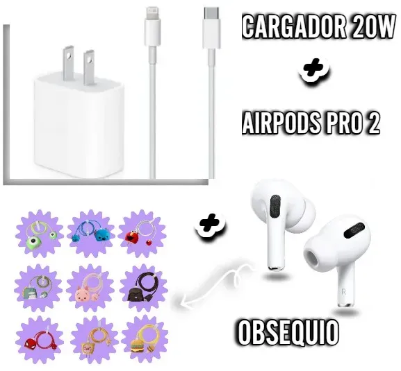 AirPods Pro 2 + Cargador 20W + Funda: La Combinación Perfecta Para Un Sonido Inalámbrico Inmejorable