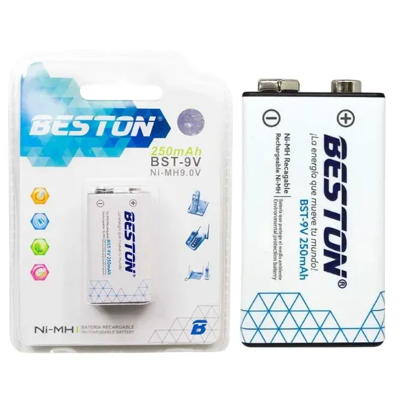 Batería Recargable BESTON BST-9V 250mAh 