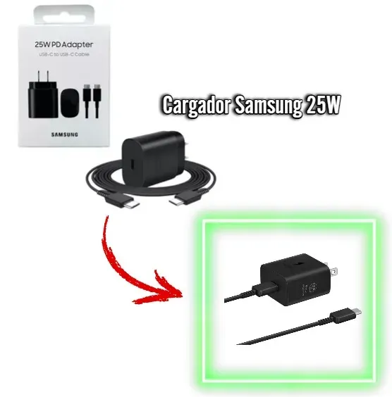 Cargador Samsung 25W: Carga Rápida Y Segura Para Tu Galaxy