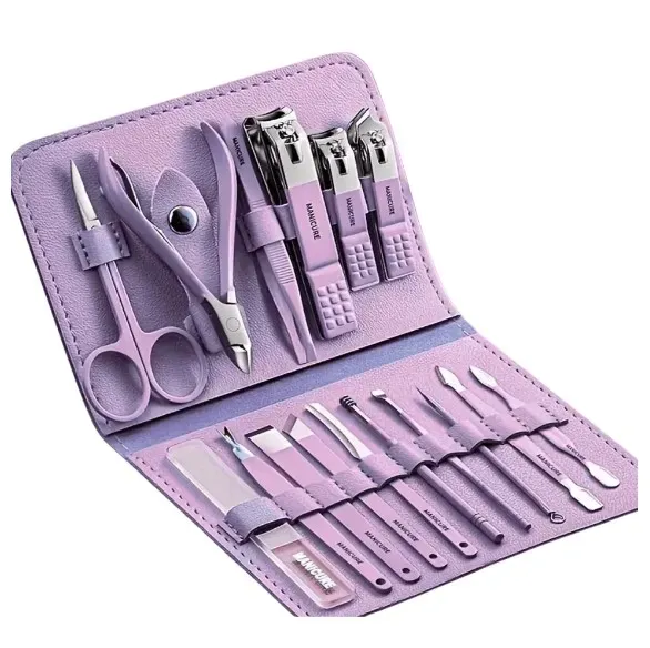 Kit De Manicure Y Pedicure 16 Piezas