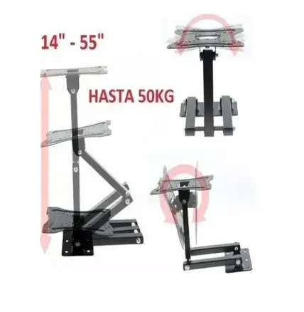 Soporte TV Robusto: Soporta Hasta 50Kg Y Se Adapta A Tus Necesidades.